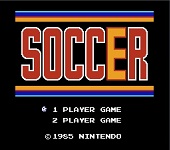 une photo d'Ã©cran de Soccer sur Nintendo Nes